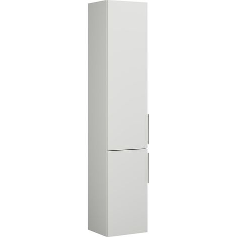 burgbad Eqio Armoire haute 2 portes, charnières à gauche,