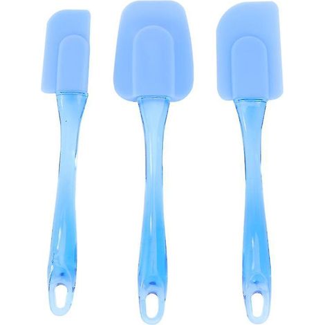 3 spatules en silicone en forme de cuillère