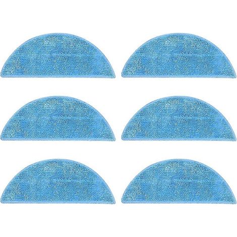Chiffons de lavage pour ILife A30 Pro pièces de rechange pour aspirateur lavable nettoyage patin de lavage microfibre serpillière 6 pièces (1/5)