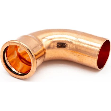 PrimaPress 90° Copper Street Elbow Fitting 42mm - WRAS Approved (1/2)