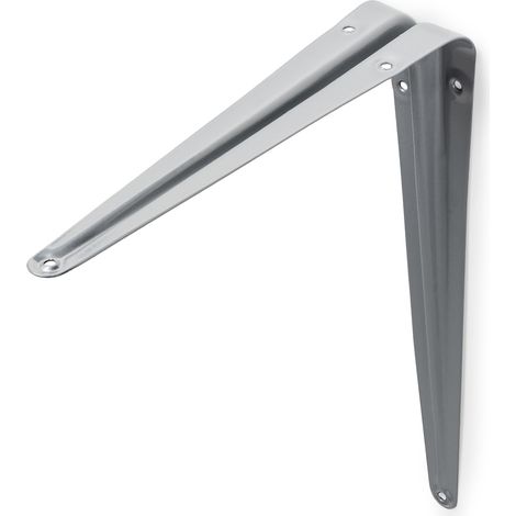 Escuadra para Estantería Estilo Decorativo Fabricado en Acero Acabado en Gris Medidas 37245256 mm Sistema de Fijación Atornillado 1 Unidad -
