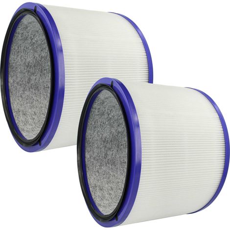 vhbw 2x HEPA Filter kompatibel mit Dyson Pure Cool Link HP03, DP02, DP01, DP03, HP00, HP01, HP02 Luftreiniger - Ersatz-Filter