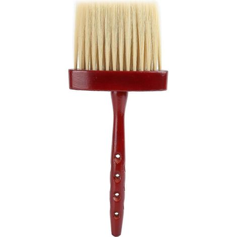 Friseurbürste mit Nackenabsauger, langem Holzgriff und Nylonborsten, ideal für Friseursalons und den Heimgebrauch (YMMR) (1/5)