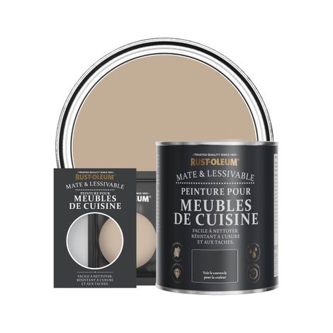 Peinture pour Meubles de Cuisine, Finition Mate - Caramel Salé (1/3)