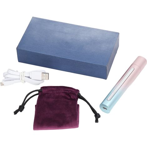 Appareil de beauté pour les yeux : compresses chaudes, atténuation des ridules et des poches, masseur vibrant pour les yeux, couleur dégradée (1/5)