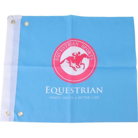 Horse training flags, 2 pieces, referee, light equestrian competition, blue outdoor signal (1/5)