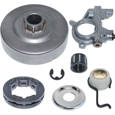 Kit de pignon de tambour d'embrayage, jante, pompe à huile, engrenage à vis sans fin pour Stihl MS361, pièce de remplacement 1128 007 1000, 1135 640 3200 (1/5)