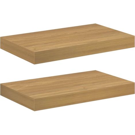 Maison Exclusive - Wandregal Wandhalterung 2 Stk. Braun 40 x 23,5 (1/5)