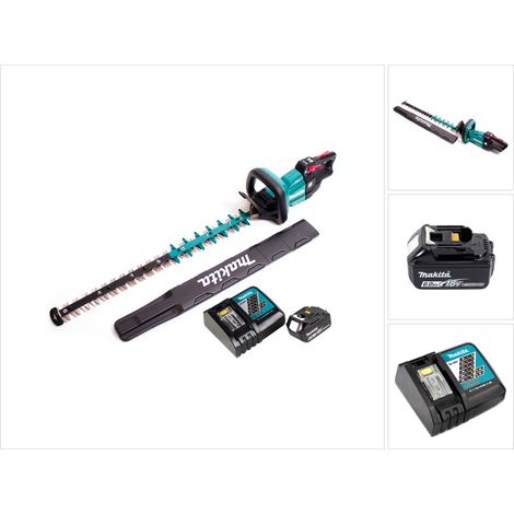 Makita DUH 751 RG1 Akku Heckenschere 18V 75 cm Brushless + 1x Akku 6,0Ah + Ladegerät
