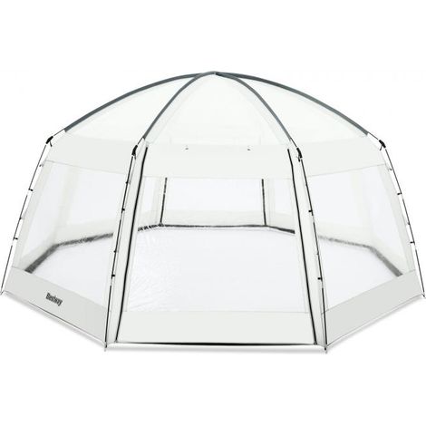 Bestway 58612 Domo para piscina gris 6x6x2,95 m (1/5)