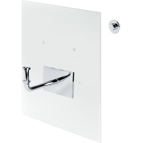 Abdeckplatte 8064.22 in 780x720mm Glas klar/hellgrau (1/4)