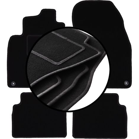 Ensemble complet de tapis en velours pour : Saab 9-3 II Y3SF break, berline (2002-2014)
