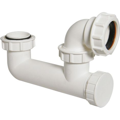 FloPlast Low Level Bath Trap - Durable Polypropylene 40mm (1/2)
