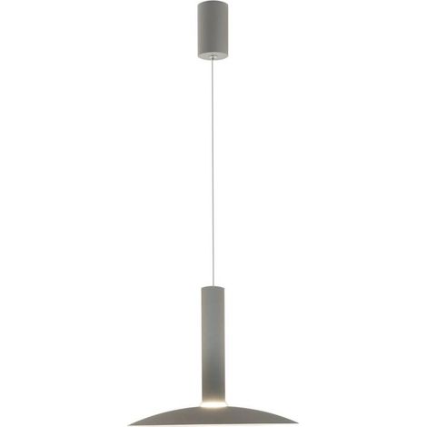 Lámpara colgante led CONE, 3W, gris, Blanco cálido