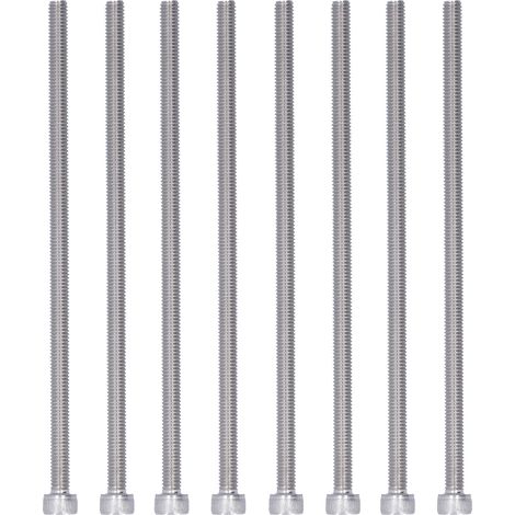 Vis M6x110 x30 - Boulon Hexagonal Creux A2-70 Inox 304 Marine, Fixation Quincaillerie Haute Résistance (1/5)