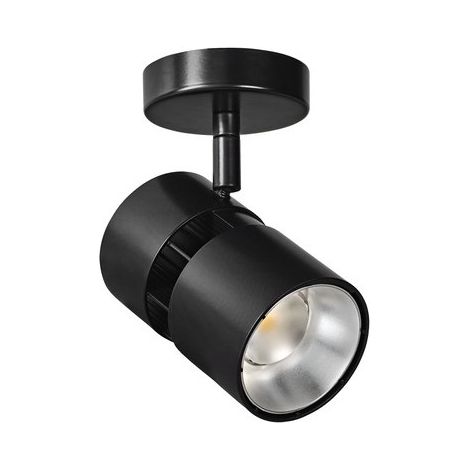 NINETY 01 Proj. s/patère noir angle 30° LED intég. 39W 3000K 4000lm ARIC 50574 (1/5)