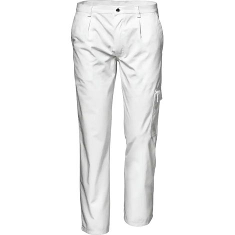 SIR SAFETY SYSTEM SYMBOL Pantalon de travail multipoches en coton blanc Taille 56