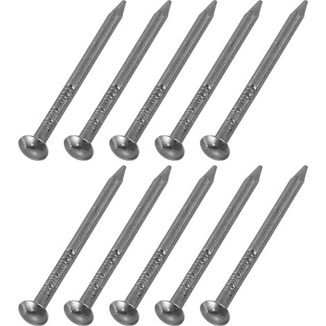 50Pcs Petits Clous De Quincaillerie 1.2 x 19mm Tête Ronde Noir (1/5)