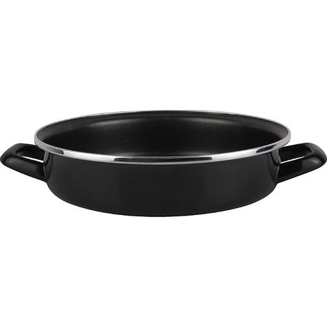 MAGEFESA tartera esmaltada black 26 cm , Tartera esmaltada black 26 cmMarca: MagefesaFabricado en acero esmaltado vitrificado a 820ºAlto rendimiento energéticoRecub