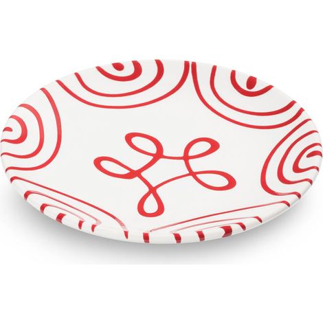 Gmundner Keramik Rotgeflammt, Unterteller Cup (Ø 15cm) (1/2)