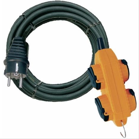 Cordon prolongateur multiprises Powerblock L=10m