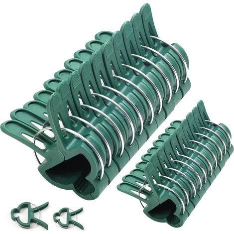 Clips Plantes 20pcs - Support Tiges, Fixation Douce, Fleurs et Plantes, Jardin et Pots (1/5)