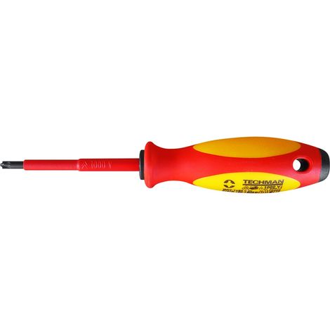 Morsetto Pozidriv isolato a cacciavite 1000V MPz 1 TECHMAN
