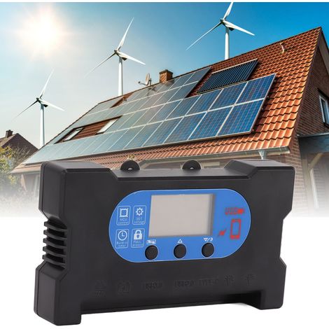 Contrôleur de Charge Solaire 70A avec USB Type-C Rapide et Connexion DC5521, Dual USB pour Batteries 12V/24V et Protection Intégrée (1/5)