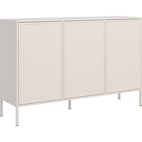 Selsey Velveto – Buffet 3 portes – Gris cachemire – 150cm (1/5)