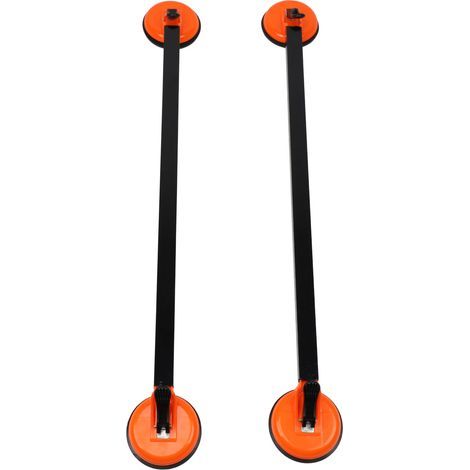 Barres transversales de toit de voiture de 36.22 pouces, 2 pièces, Tube carré en acier, support à ventouse, porte-bagages universel pour véhicules