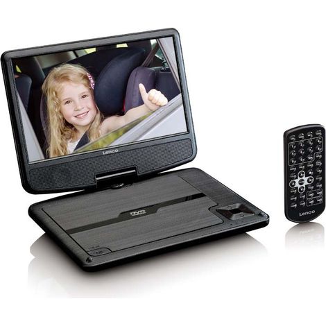 9 zoll dvd player tragbar mit halterung schwarz