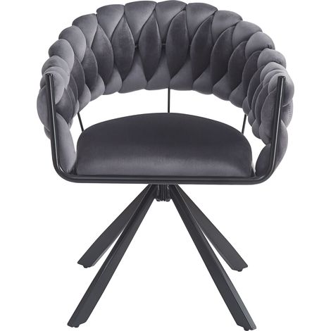 Tissu en velours de haute qualité (6 pièces), chaise de salle à manger, chaise de coiffeuse, chaise de style mode, léger luxe, chaise moderne simple, chaise ergonomique, design de pied réglable, pieds