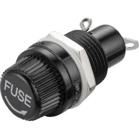 TRU COMPONENTS TC-R3-12 Sicherungshalter  Passend für (Sicherungen) Feinsicherung 5 x 20 mm 10 A 250