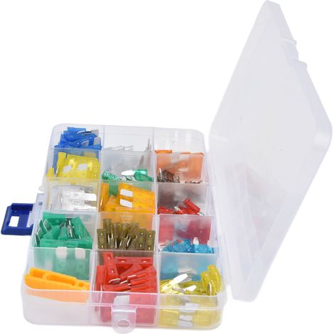 140-teiliges Kfz-Flachsicherungs-Sortiment mit Clip, 2–40 A (1/5)