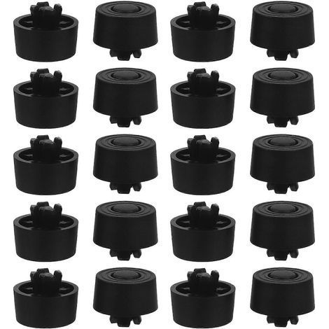 25 Antivibrationsfüße für PC-Gehäuse: Einsteckfüße für PC-Gehäuse – Rutschfeste und stoßdämpfende Pads für Gaming-PC-Gehäuse – Kompatibel mit 8-mm-Öffnungen (1/5)