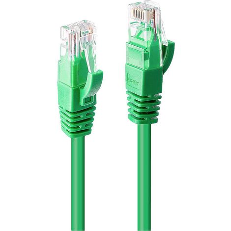 LINDY 48050 RJ45 Câble réseau, câble patch CAT 6 U/UTP 5.00 m vert 1 pc(s) S239312 (1/4)