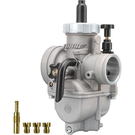 PE28 mm, Trois Jet Principal Et Lent/Pilot Jet, pour Moteur de Moto de 200 cc à 250 cc pour Moto Tout-Terrain 2/4 Temps et Mini Moto (1/5)