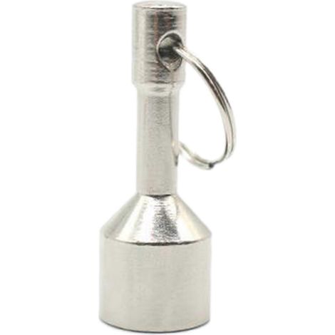 Aimant porte-clés pour tester le laiton, l'or, l'argent et les métaux ferreux, et pour accrocher des clés. Aimant de test puissant pour bijoux et pendentifs magnétiques - 17 mm.