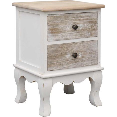 Maison Exclusive - Comodini 2 pz 35x30x50 cm in Legno di Paulownia (1/5)