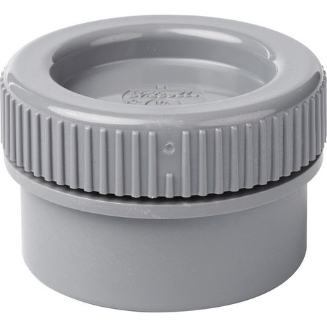 Girpi – Bouchon de dégorgement en PVC 63 – Trappe de visite – Longueur 63mm – Pour canalisations et évacuations d'eau