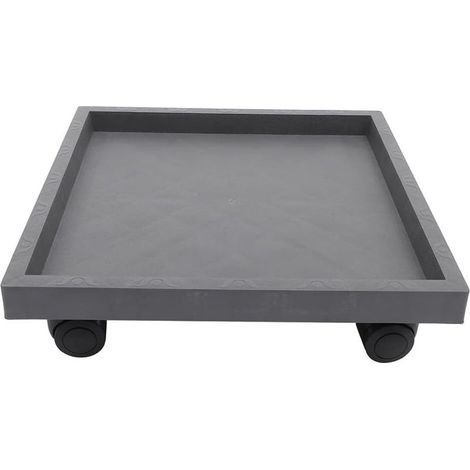 Support de Pot de Fleur à Roulette, Porte Plante a roulettes, Soucoupe pour Plantes en ABS, pour déplacer Les jardinières en Pot (1/5)