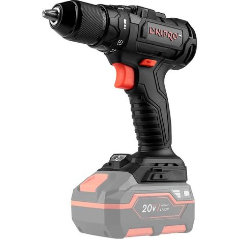 Taladro Atornillador Brushless Dnipro-M CD-200 BC ULTRA 20V - 60 Nm, Portabrocas Metálico 13 mm, Sin Batería ni Cargador (1/5)