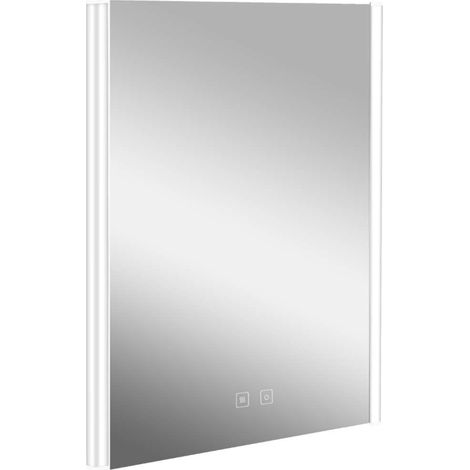 kielle Arkas I - Mobiletto a specchio con illuminazione a LED, riscaldamento e porta USB, 55x70x13 cm, bianco 50111610