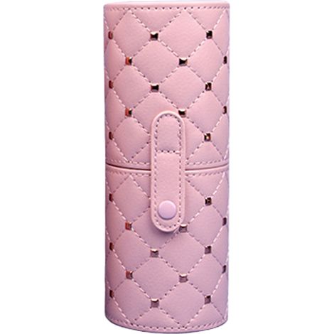 Boîte De Rangement Pour Pinceaux À Maquillage - Tube De Stockage Portable En Pu - Pour Voyage Et Maison - 1 Pièce (1/5)