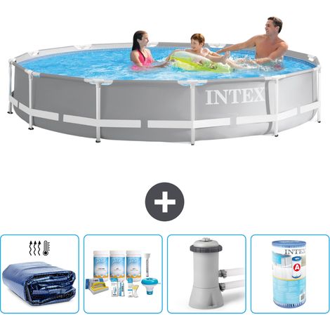 Intex Piscina Prism Frame Rotonda - 366x76 cm - 7-pezzi  S41898