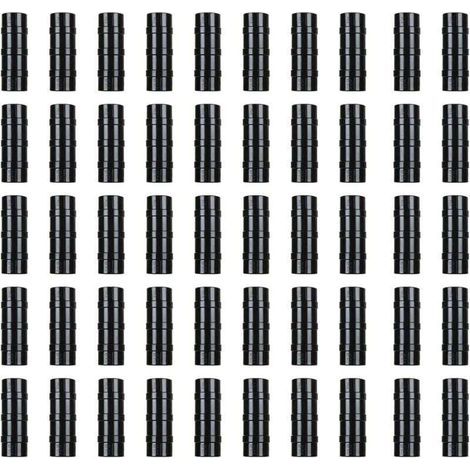 Packung mit 50 Clips für Gewächshausfolie, Set mit 25-mm-Gewächshausfolienclips für Kunststoff, Befestigungsclips für Gewächshausfolie, Insektennetze, Schattierungsnetze für Gewächshäuser