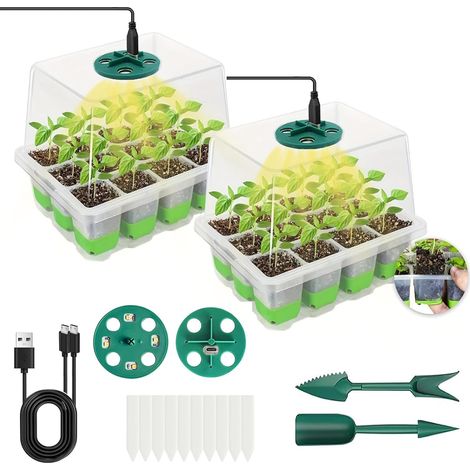 Grow Greenhouse Mini Greenhouse with Full Light for Sun-like Plants Indoor Grow Kit (1/5)