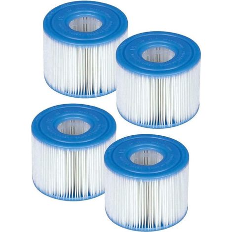 4PCS Cartouches de Filtration pour Intex Filtre Spa Type S1