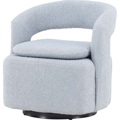 Laurel fauteuil fonction pivotante bleu. (1/5)