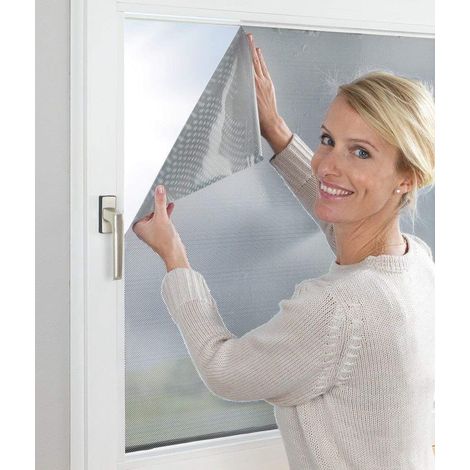 Film de Protection Solaire, Protection Solaire découpable et adhérant statiquement pour Les fenêtres, Les Surfaces en Verre et en Plastique, Film réutilisable sans résidus, 56 x 200 cm (1/5)